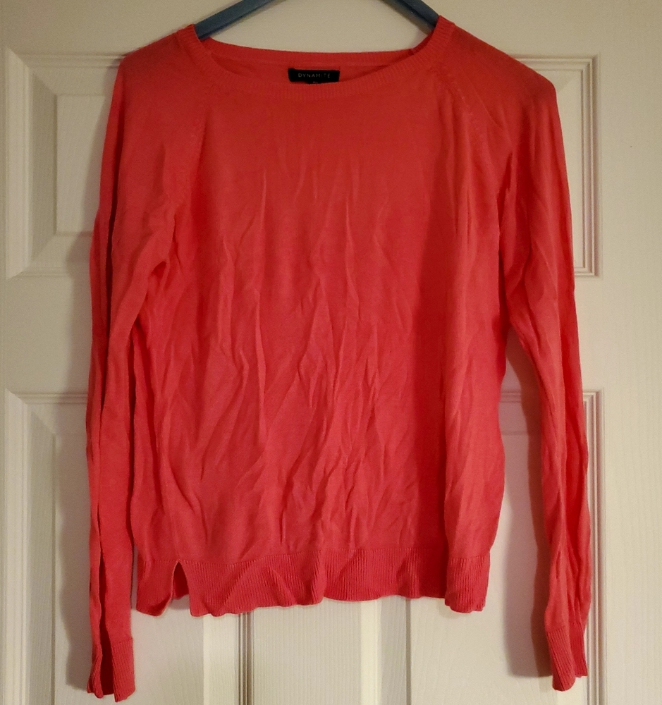 Pink dynamite sweater